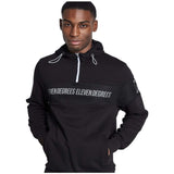 11 Degrees Mesh Overlay Quarter Hoodie