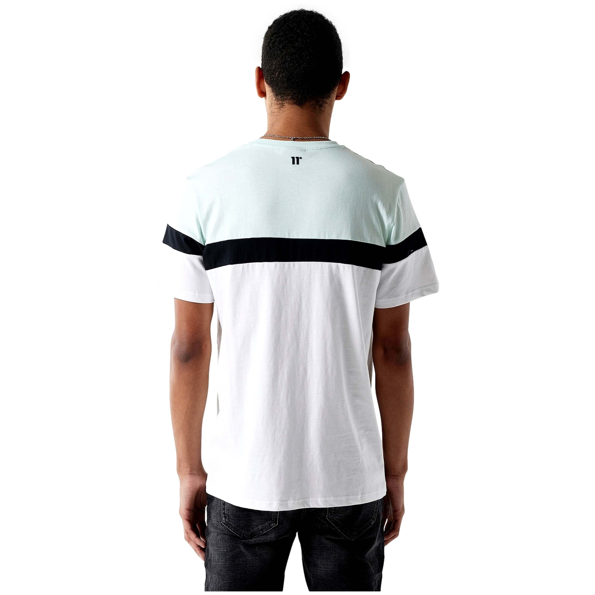 Camiseta De Manga Corta 11 Degrees Triple Panel - Glacier