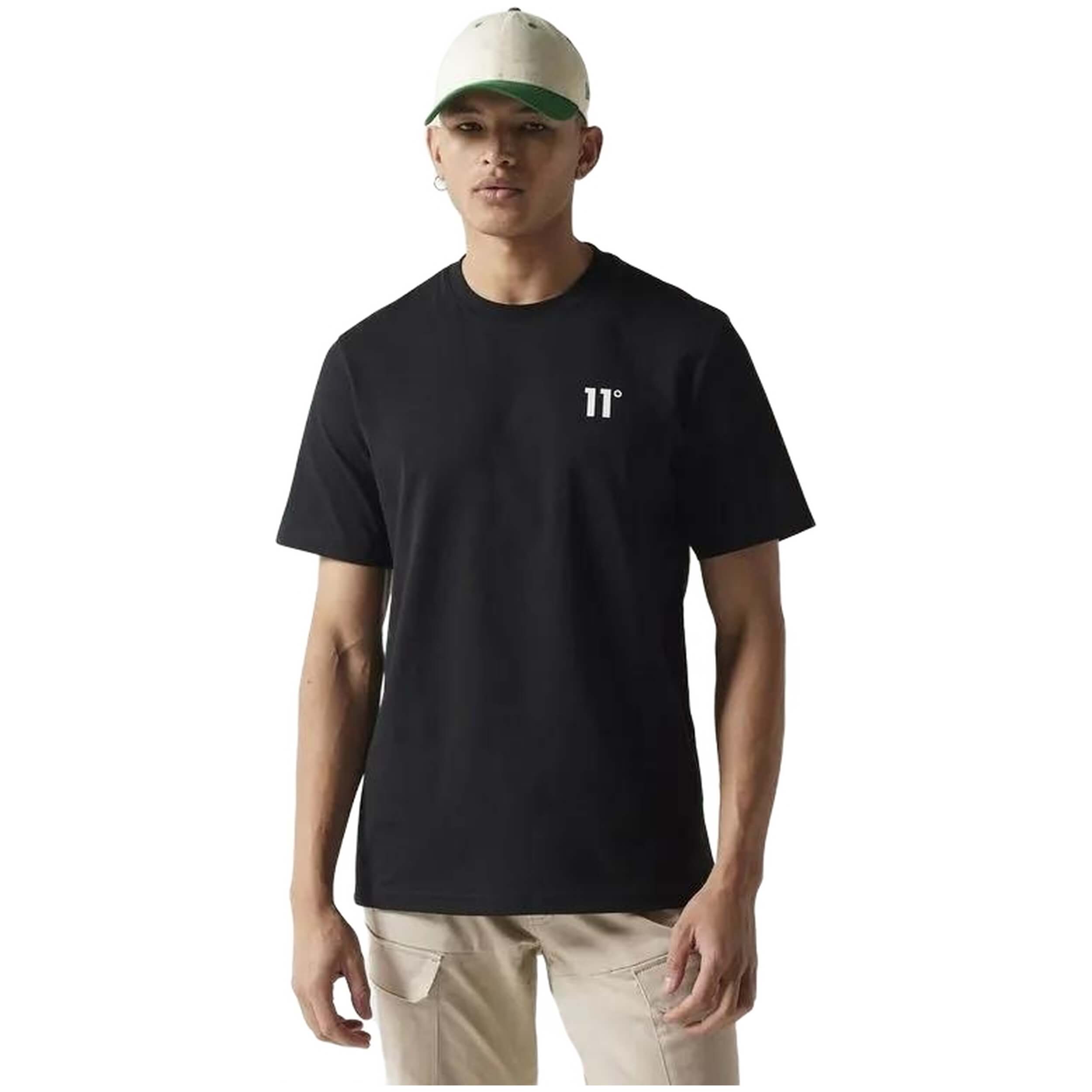 Camiseta De Manga Corta 11 Degrees Streetwear Back Graphic