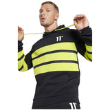 11 Degrees Contrast Hoodie - -