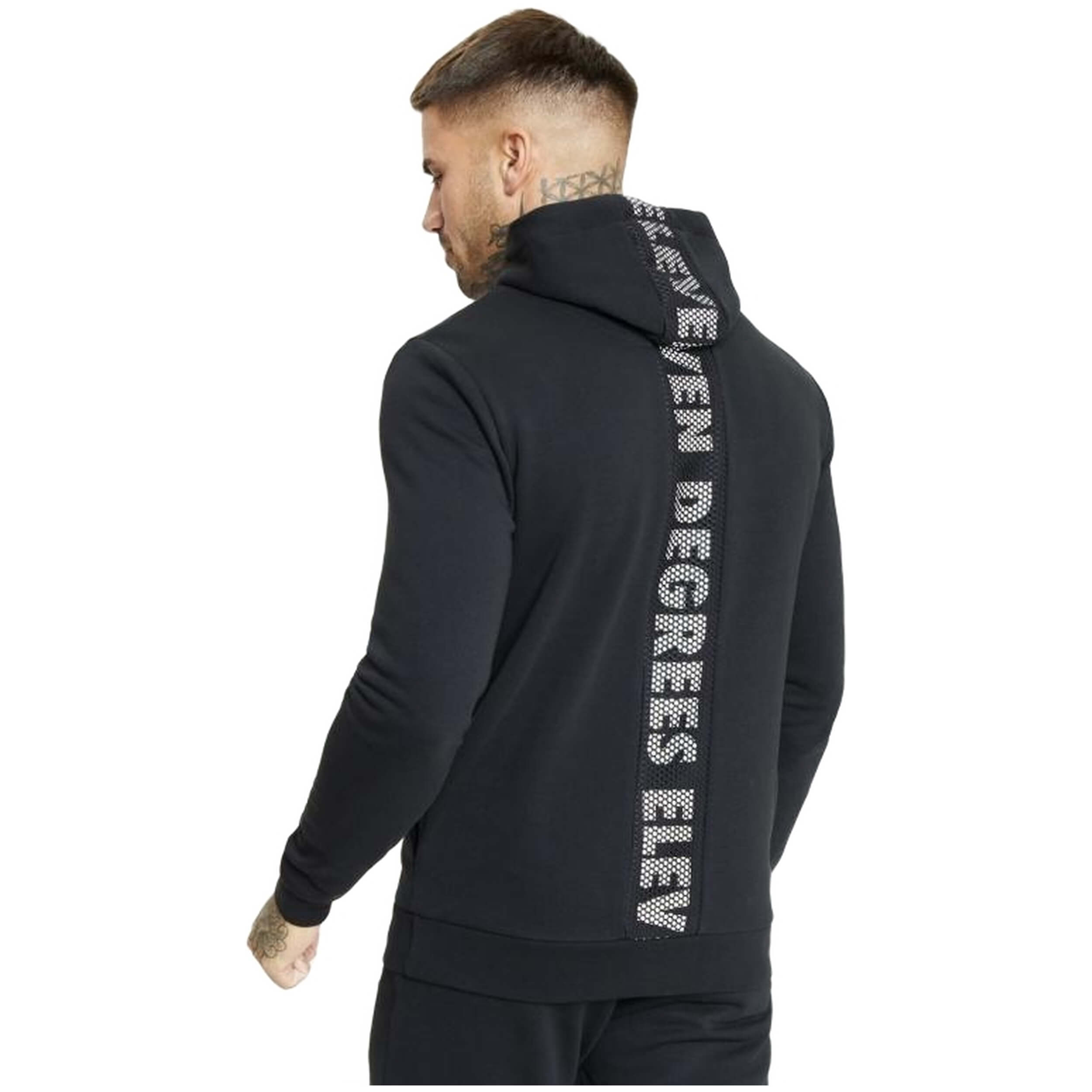 Sudadera Con Capucha 11 Degrees Mesh Overlay Quarter Zip