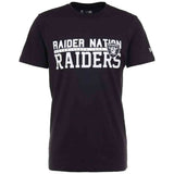 New Era NFL Oakland Raiders Stacked Wordmark Short Sleeve T-Shirt