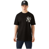 Camiseta De Manga Corta New Era  negro