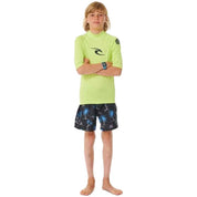 Rip Curl Brand Wave UPF Short Sleeve T-Shirt -Boy