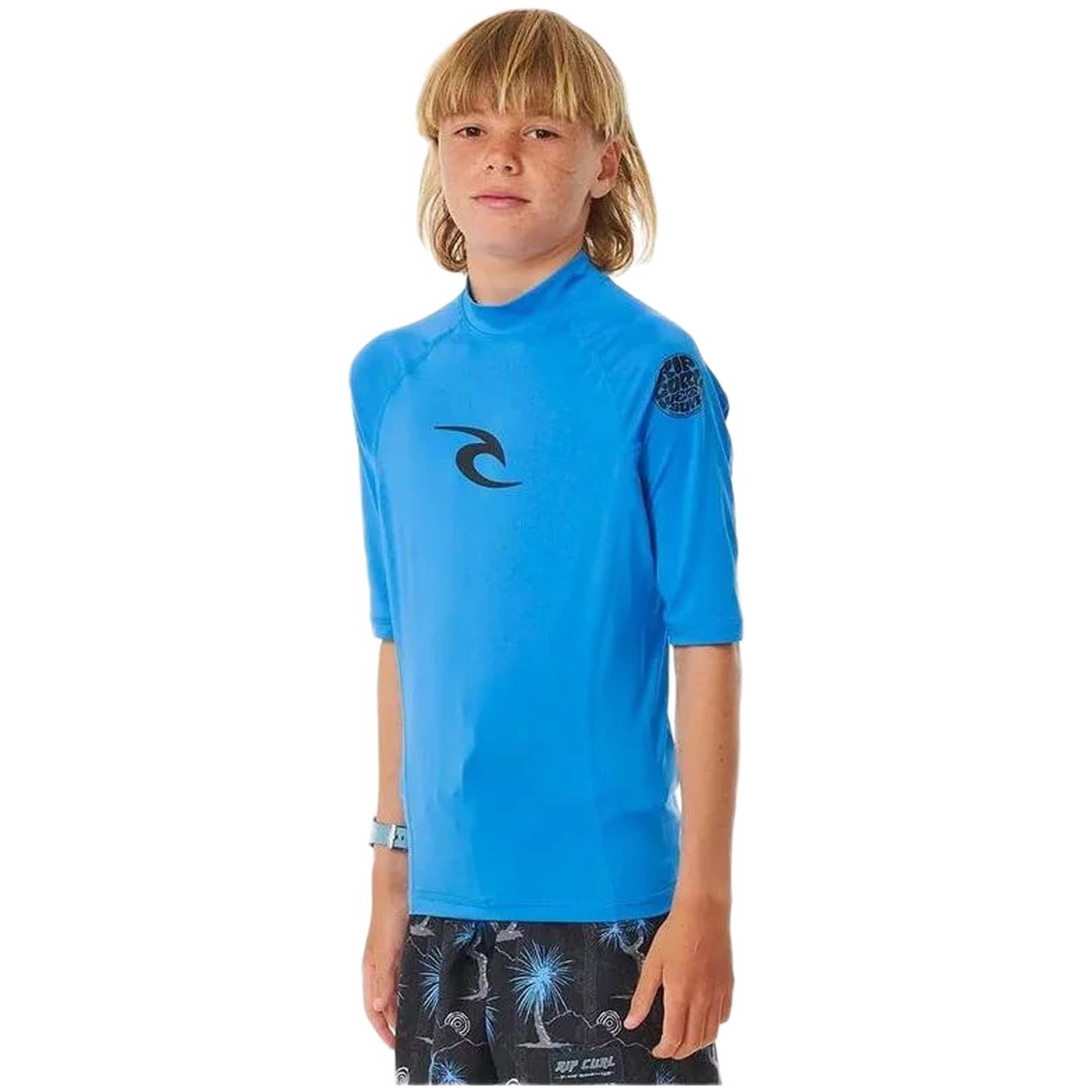 Rip Curl Brand Wave Upf Short Sleeve T-Shirt