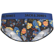 Calzoncillo Slip Jack&Jones Slips Print Calavera 3 Pack