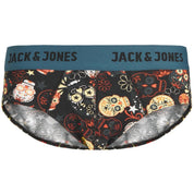 Calzoncillo Slip Jack&Jones Slips Print Calavera 3 Pack