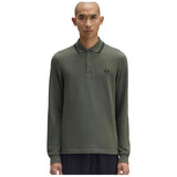 Polo De Manga Larga Fred Perry