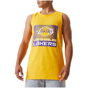 New Era NBA Team Los Angeles Lakers Graphic Tank Top Short Sleeve T-Shirt