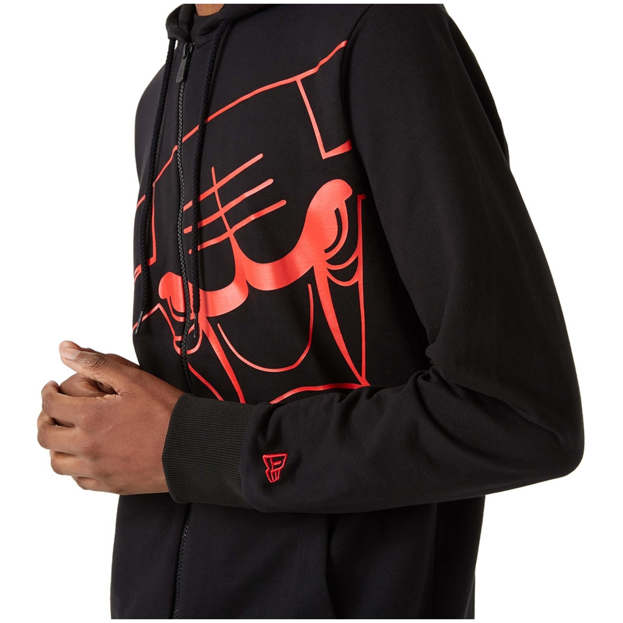 Sudadera Con Capucha New Era Nba Enlarged Logo Zf Hoody Chibulls