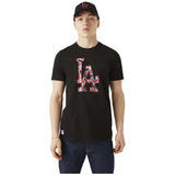 Camiseta De Manga Corta New Era  negro