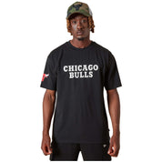 Camiseta De Manga Corta New Era Nba Chicago Bulls Wordmark Logo