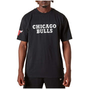 Camiseta De Manga Corta New Era Nba Chicago Bulls Wordmark Logo