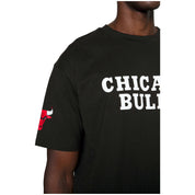 Camiseta De Manga Corta New Era Nba Chicago Bulls Wordmark Logo