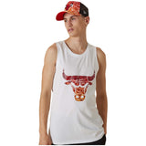 New Era NBA Chicago Bulls Team Water Print Logo Short Sleeve T-Shirt