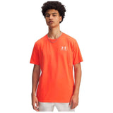 Camiseta De Manga Corta Under Armour Camiseta Under Armour Sportsyle Left Chest Manga Corta Naranja Butano