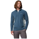Sudadera Columbia Forro Polar Columbia Klamath Range Ii Half Zip Azul Medianoche