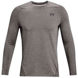 Camiseta De Manga Larga Under Armour Coldgear Fitted "Charcoal Light Heather / Black"