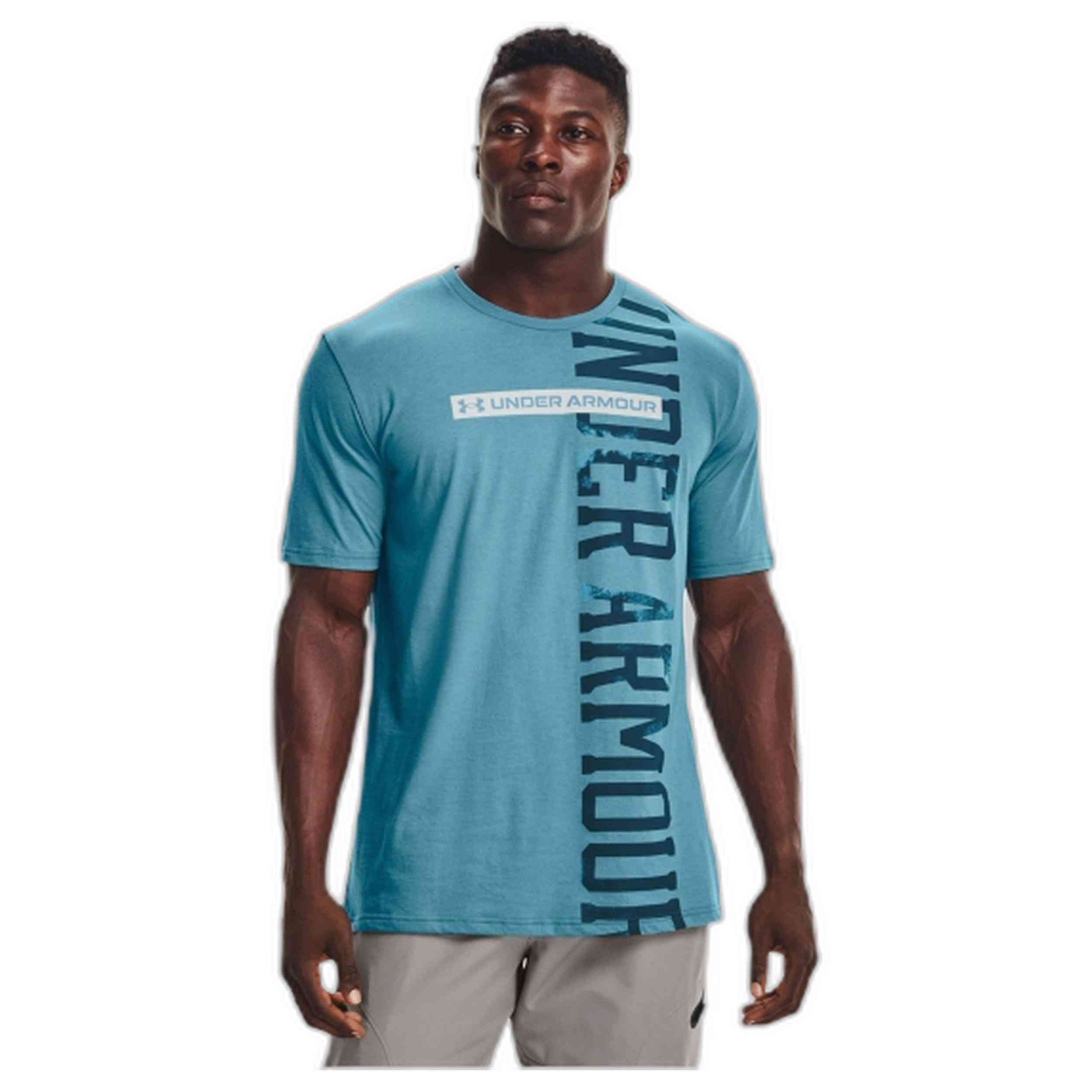 Camiseta De Manga Corta Under Armour Vertical Signature