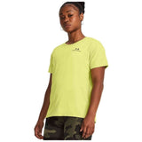 Camiseta De Manga Corta Under Armour Camiseta Under Armour Rush Energy Manga Corta Amarillo Oscuro Mujer
