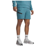 Pantalon Corto Under Armour Ua Unstoppable Fleece "Agua"