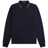 Polo De Manga Larga Fred Perry M3636 "Azul T55"