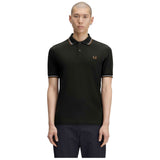 Polo De Manga Corta Fred Perry Twin Tipped "Verde 78C"