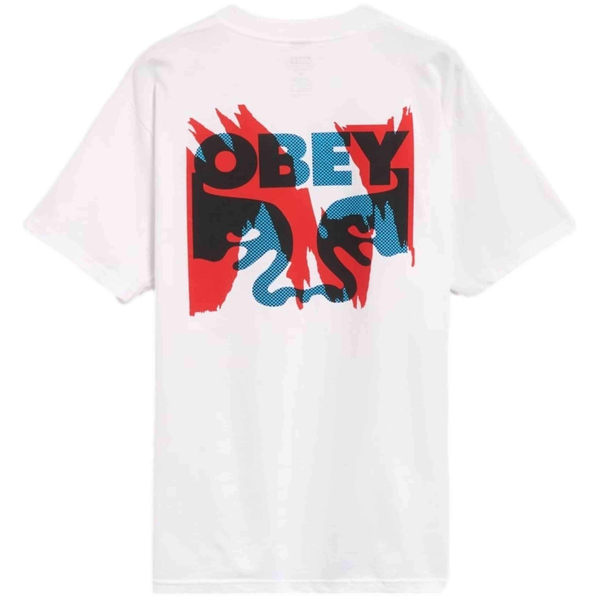 Camiseta De Manga Corta Obey Torn Posters Icon