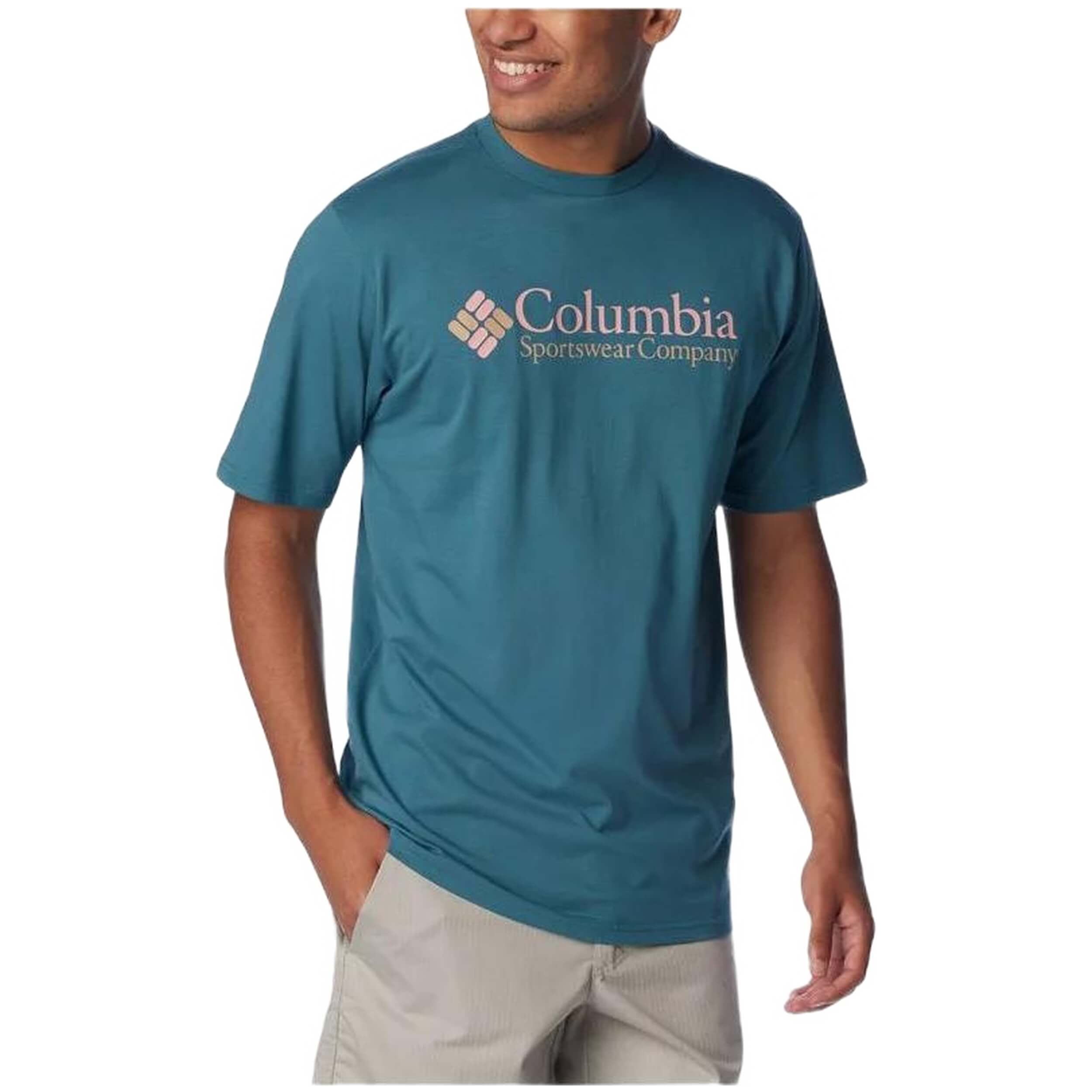 Camiseta De Manga Corta Columbia Csc Basic Logo