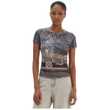 Camiseta De Manga Corta Guess