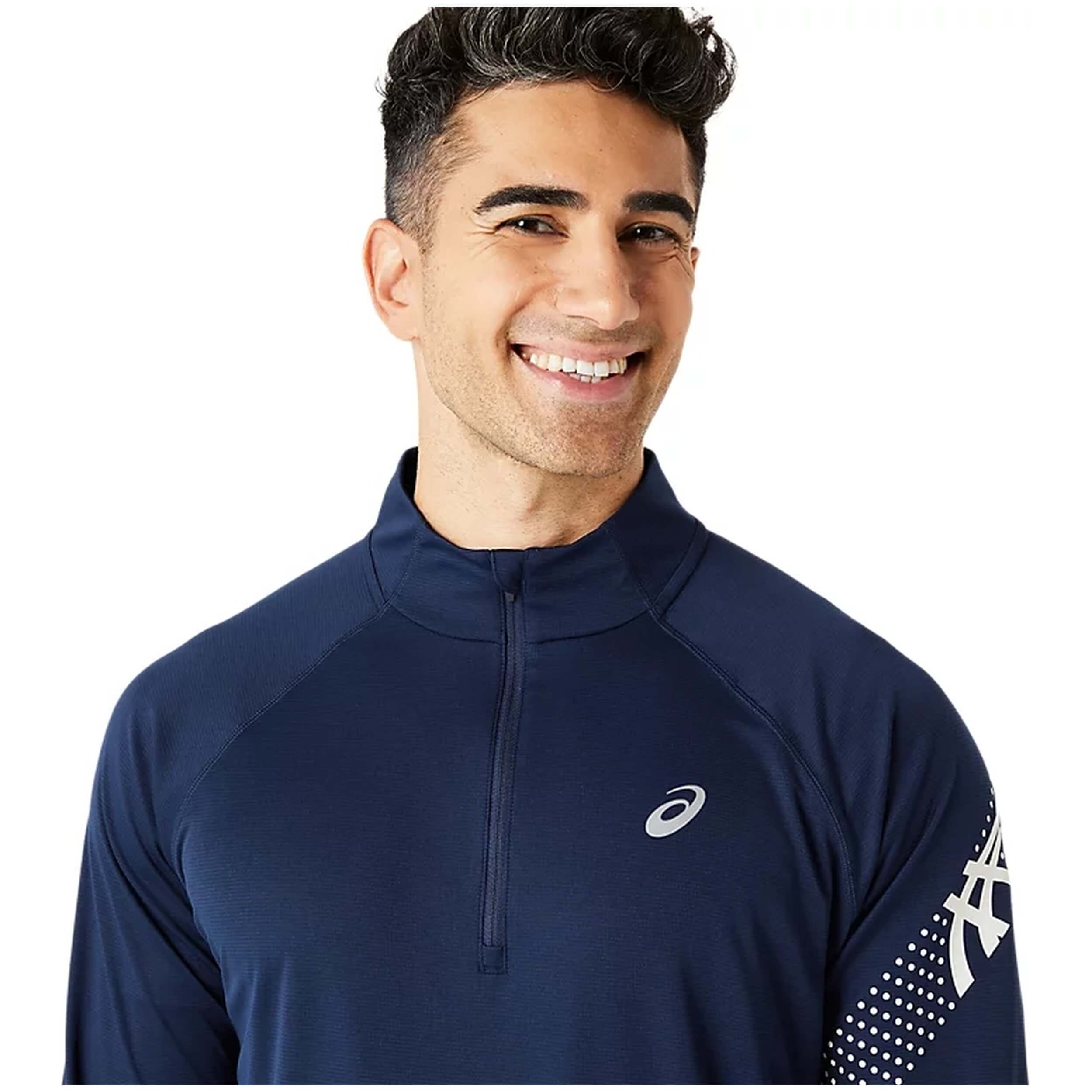 Camiseta De Manga Larga Asics Icon Ls 1/2 Zip
