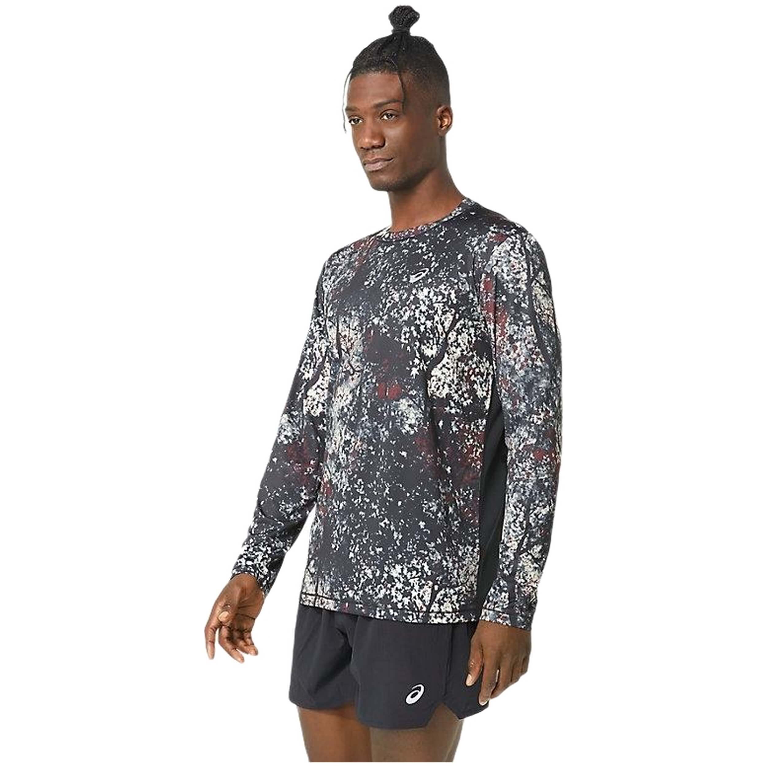 Camiseta De Manga Larga Asics All Over Print  Ls Top