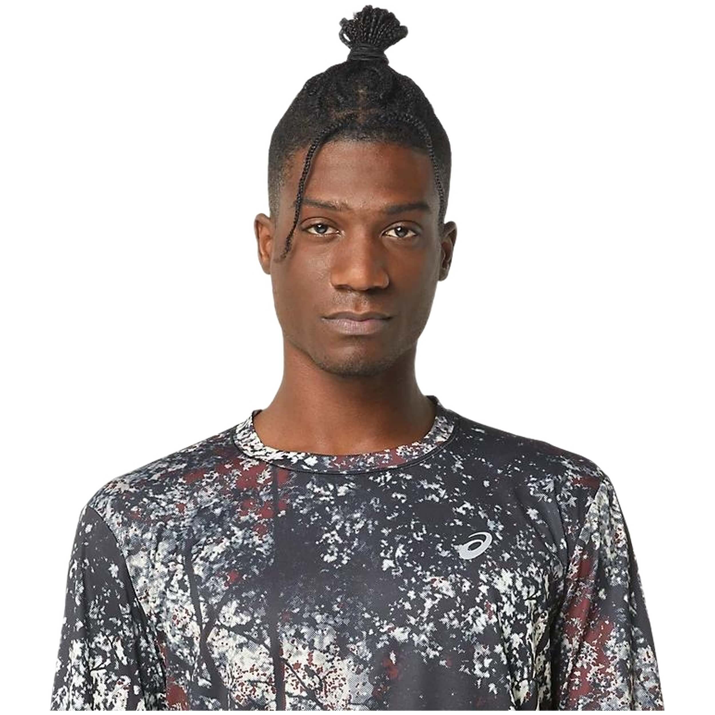 Camiseta De Manga Larga Asics All Over Print  Ls Top