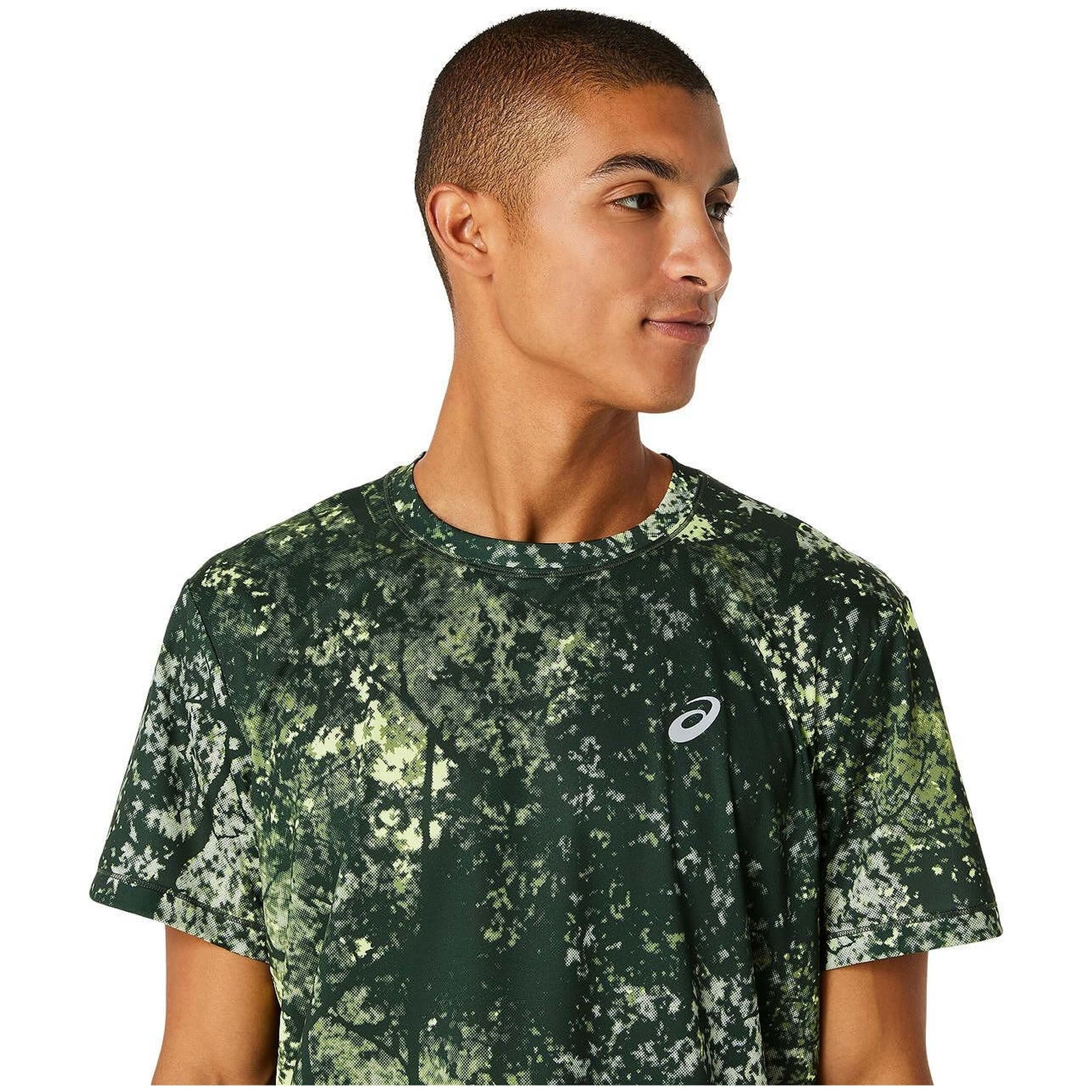 Camiseta De Manga Corta Asics All Over Print Ss Top