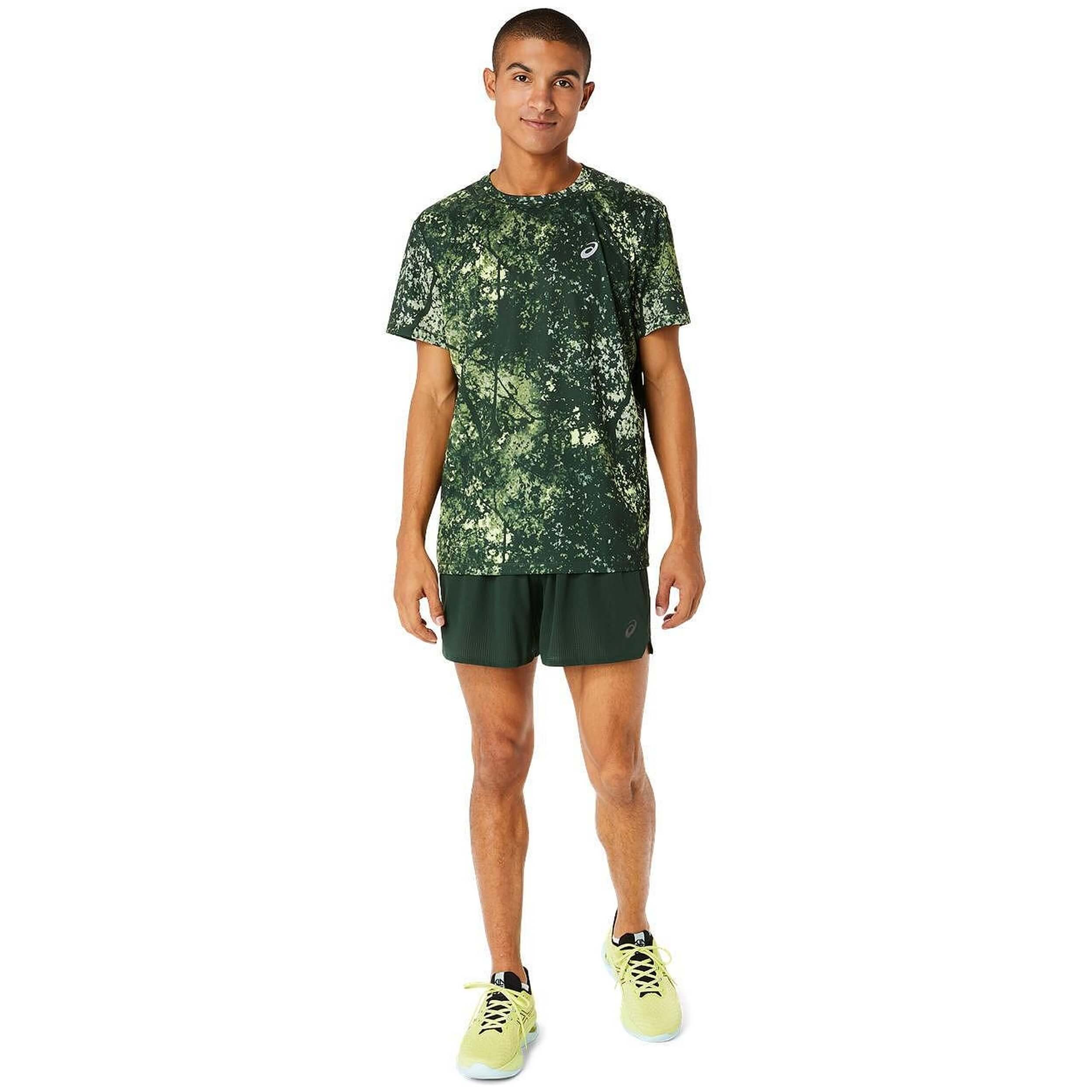 Camiseta De Manga Corta Asics All Over Print Ss Top