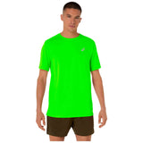 Camiseta De Manga Corta Asics Camiseta Asics Core Manga Corta Verde Fosforito