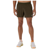 Pantalon Corto Asics Pantalón Corto Asics Road 5In Verde Oliva