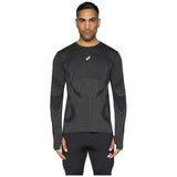 Camiseta De Manga Larga Asics Road Winter Seamless "Negro"