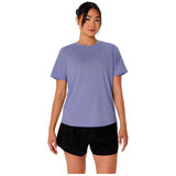 Camiseta De Manga Corta Asics Camiseta Asics Core Manga Corta Violeta Pálido Mujer