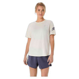 Camiseta De Manga Corta Asics  blanco