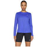Camiseta De Manga Larga Asics Camiseta Asics Core Manga Larga Azul Ultra Mujer