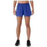 Pantalon Corto Asics Pantalón Corto Asics Core Split Azul Violeta Mujer