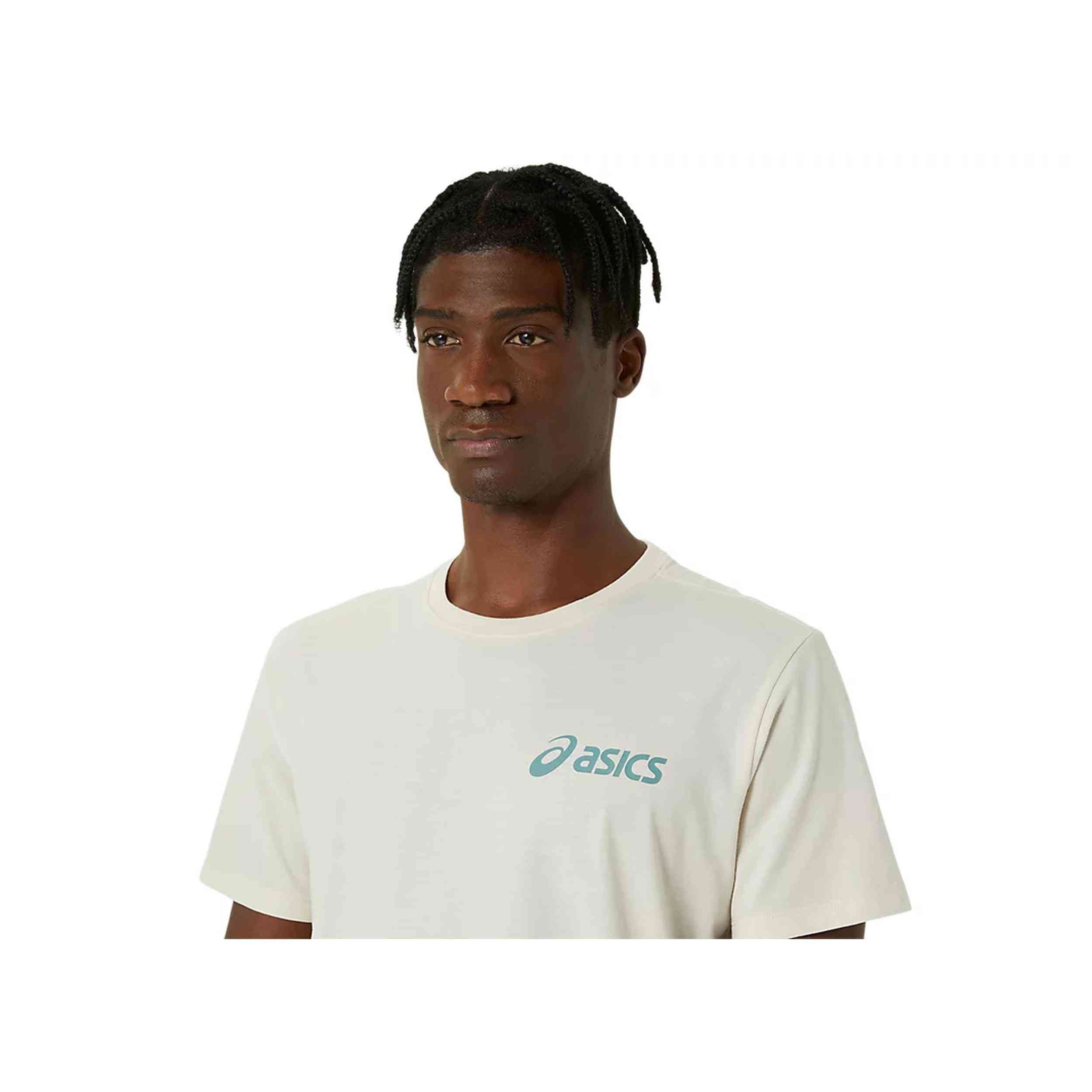 Camiseta De Manga Corta Asics Chest Logo
