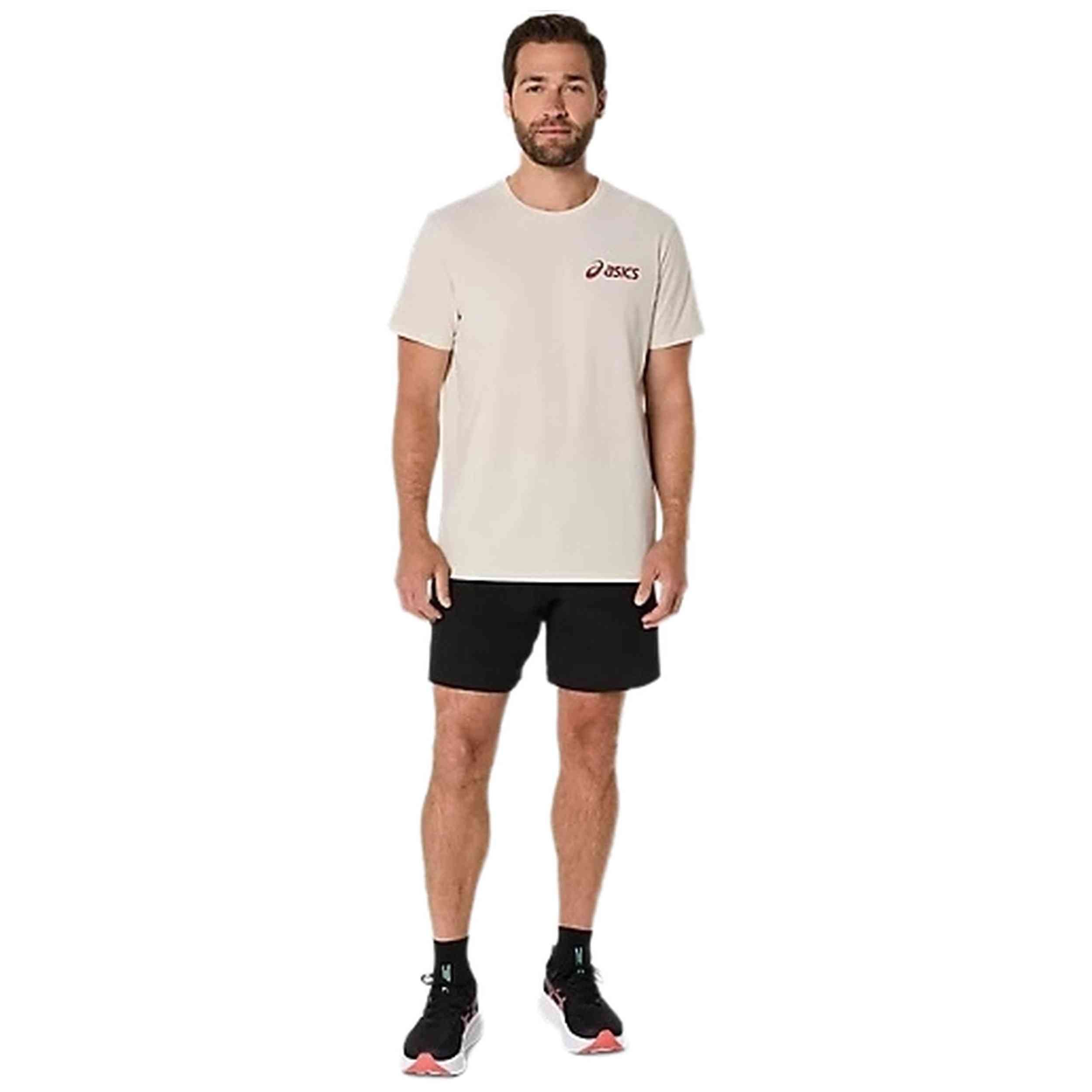 Camiseta De Manga Corta Asics Chest Logo
