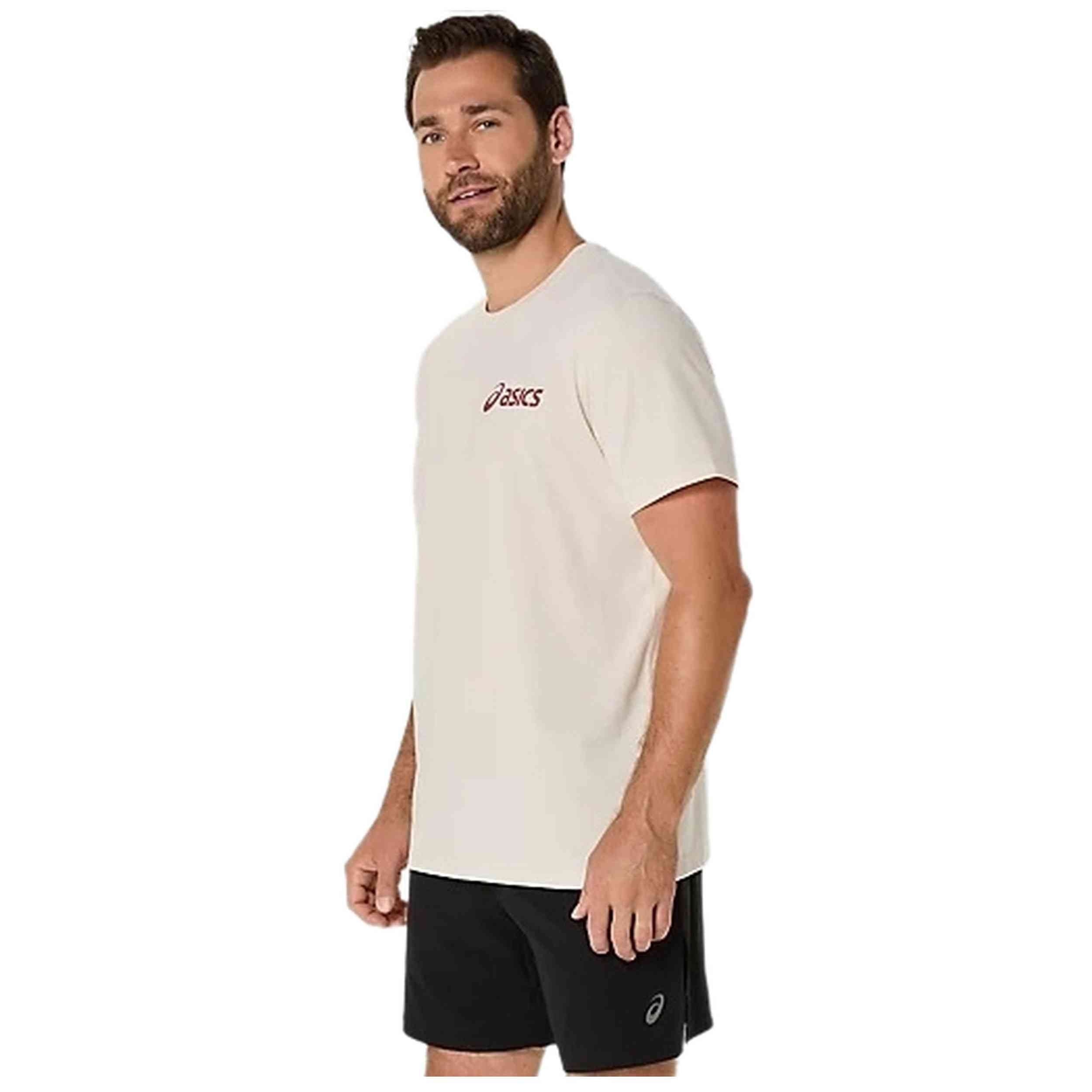 Camiseta De Manga Corta Asics Chest Logo