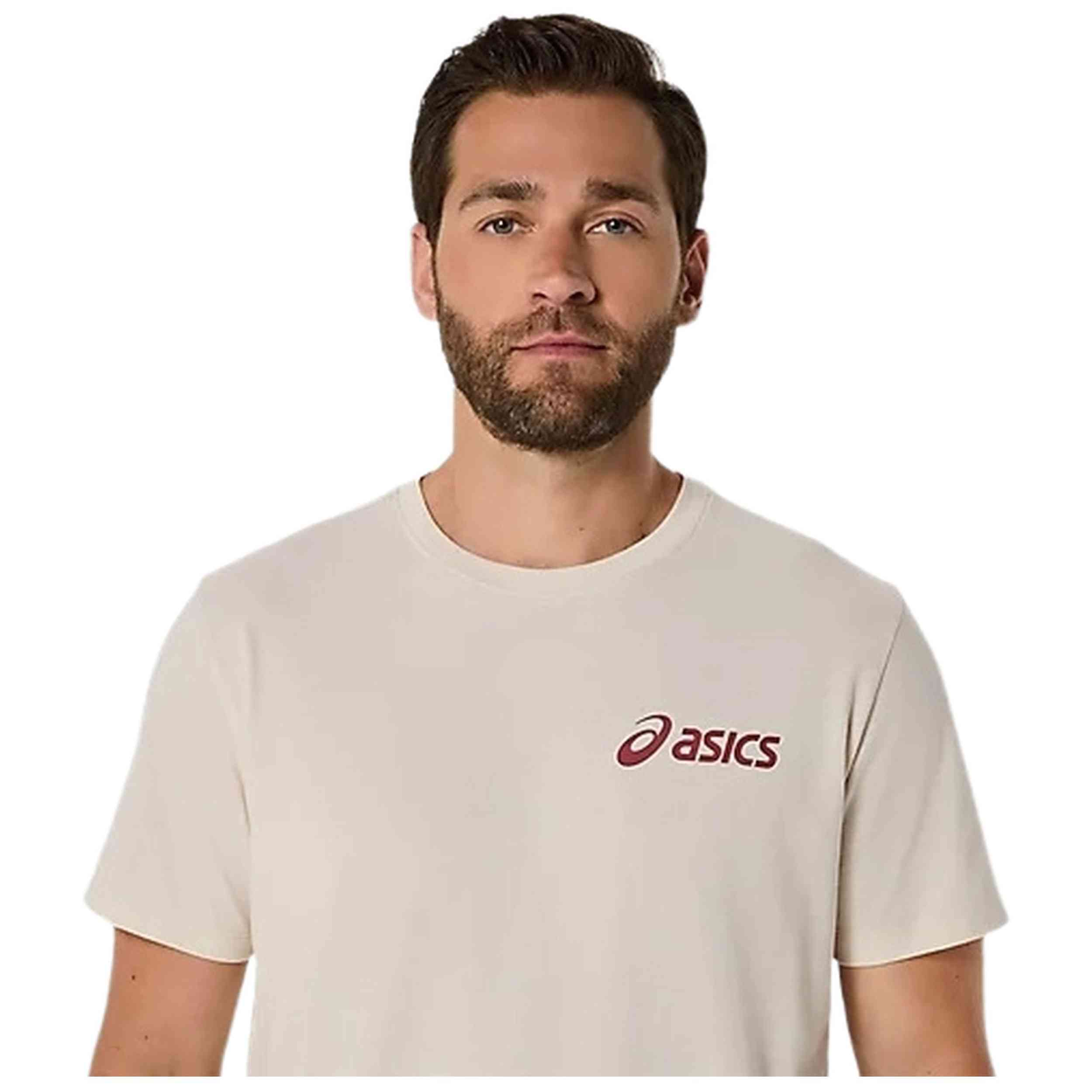 Camiseta De Manga Corta Asics Chest Logo