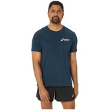 Camiseta De Manga Corta Asics Chest Logo