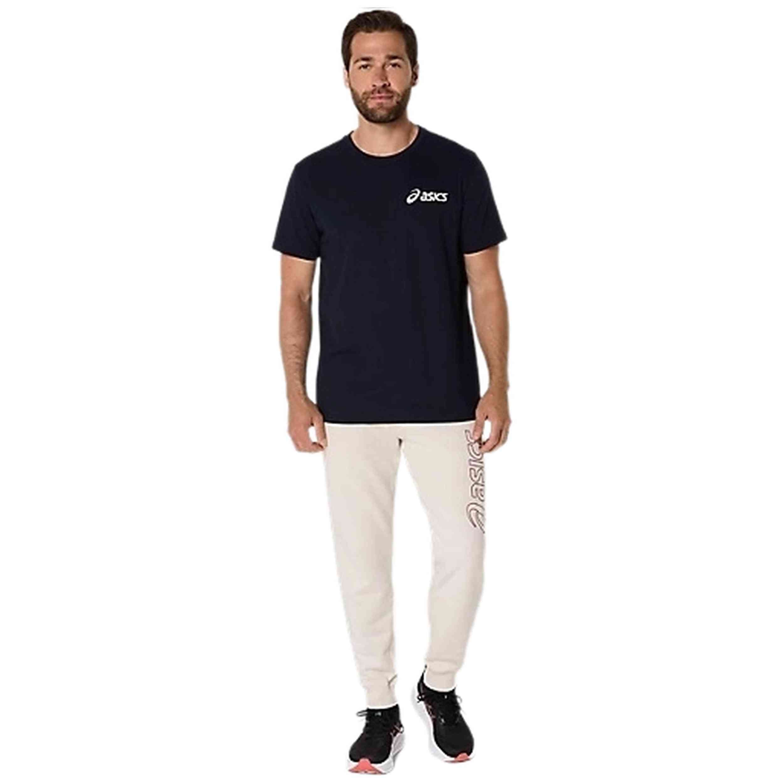 Camiseta De Manga Corta Asics Chest Logo