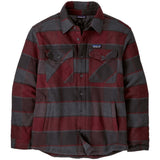 Camisas Patagonia M S Lw Insulated Fjord Flannel Shirt negro para hombre