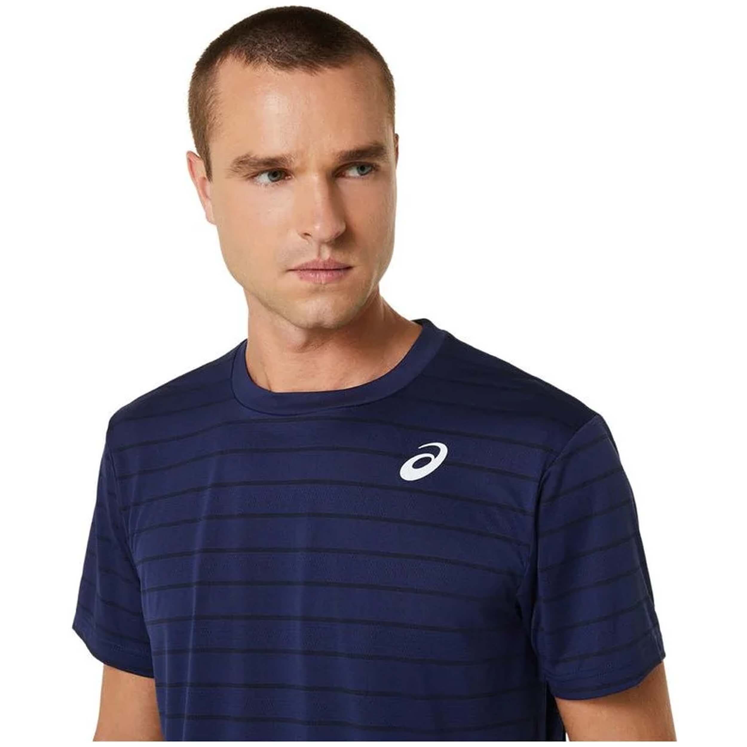 Asics Court Stripe Short Sleeve T-Shirt